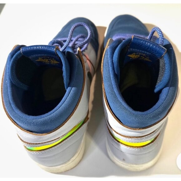 Nike Air Jordan 1 Mens Sneaker Nouveau 23 Dunk  From Above Multicolor Size 13 - Picture 10 of 10